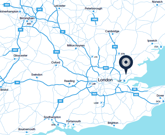 Basildon Location map