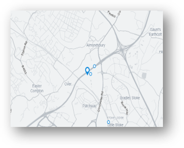 Aztec West Location map