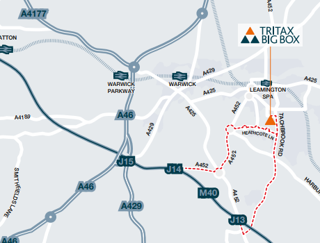 Leamington Spa Location map
